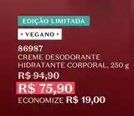 O Boticário O boticario - creme desodorante hidratante corporal oferta