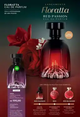 O Boticário Floratta - red passion oferta