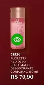 O Boticário Floratta - red óleo perfumado desodorante corporal oferta