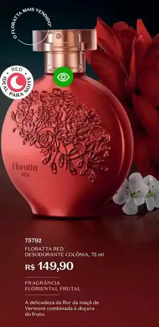 O Boticário Floratta - red colonia oferta