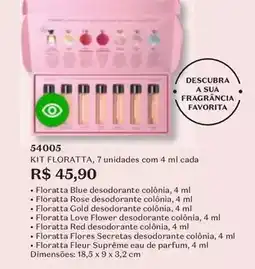 O Boticário Floratta - kit oferta