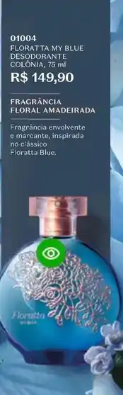 O Boticário Floratta - my blue desodorante colônia oferta