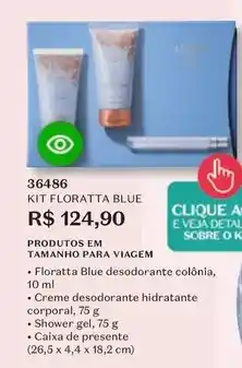 O Boticário Floratta - kit blue oferta