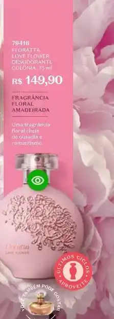 O Boticário Floratta - lover desodorante corporal oferta