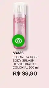 O Boticário Floratta - rose body splash desodorante colônia oferta