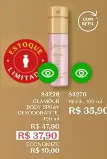 O Boticário Glamour - body spray desodorante oferta