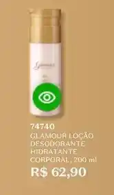 O Boticário Glamour - loção desodorante hidratante corporal oferta