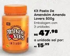 Sam's Club De amendoim - kit pasta de amendoim amendo lovers oferta