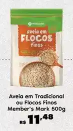 Sam's Club Aveia - aveia em tradicional ou flocos finos oferta