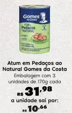 Sam's Club Gomes da costa - atum em pedaços ao natural oferta