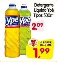 Cercadão Detergente Líquido Ypê Tipos oferta