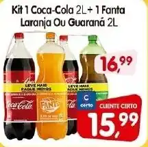 Cercadão Kit 1 Coca-Cola+1 Fanta Laranja Ou Guaraná oferta