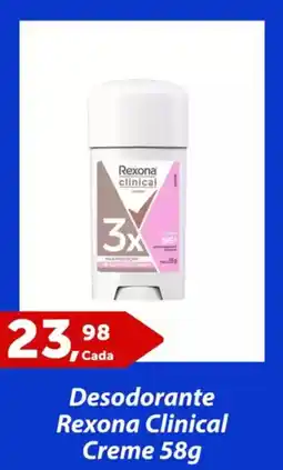 Rossi Supermercado Desodorante Rexona Clinical Creme oferta