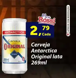 Rossi Supermercado Cerveja Antarctica Original lata oferta