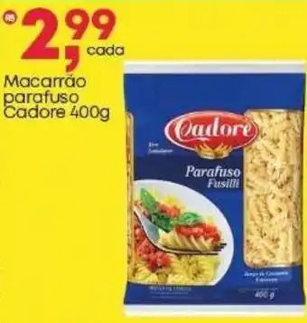 Frangolândia Macarrão parafuso Cadore oferta