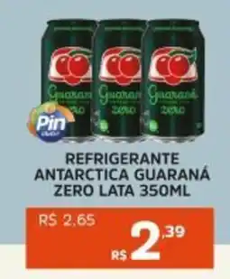 Pinheiro Supermercado Refrigerante antarctica guaraná zero lata oferta