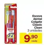 Carrefour Colgate - escova dental classic clean oferta