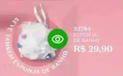 O Boticário O boticario - esponja de banho oferta