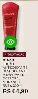 O Boticário O boticario - loção antioxidante desodorante hidratante corporal morango ruby oferta