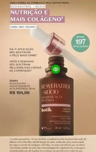 O Boticário Power - reservatroo oferta