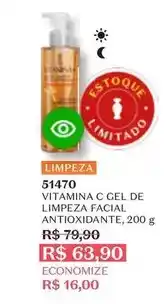 O Boticário C gel de limpeza facial antioxidante oferta