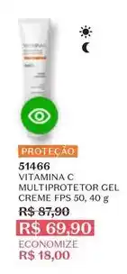 O Boticário Vitamina c multiprotetor gel creme fps 50 oferta