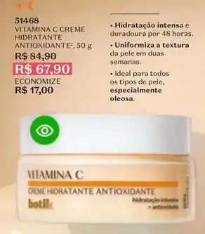 O Boticário O boticario - vitamina c creme hidratante antioxidante oferta