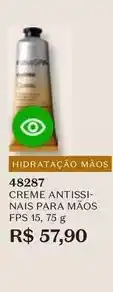 O Boticário O boticario - creme antissi- nais para maos fps 15 oferta