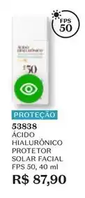 O Boticário Solar - protetor facial fps 50 oferta