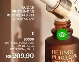 O Boticário Puro - puro 0.3% sérum de alta potência oferta