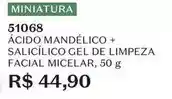 O Boticário O boticario - ácido mandélico + salicílico gel de limpeza facial micelar oferta