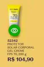 O Boticário O boticario - protetor solar corporal gel creme fps 70 oferta