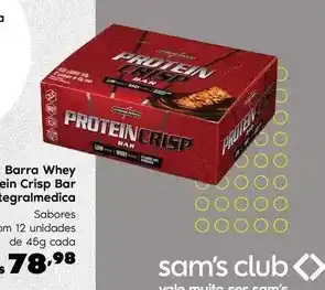 Sam's Club Barra - whey bar tegrafimedica oferta