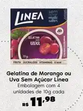 Sam's Club Línea - gelatina de morango ou uva sem açúcar oferta