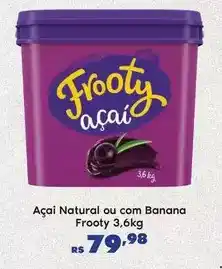 Sam's Club Frooty - acai natural ou com banana oferta