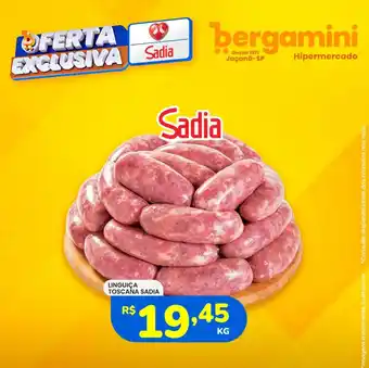 Supermercado Bergamini Linguiça toscana sadia oferta