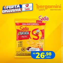 Supermercado Bergamini Batata palito sadia oferta