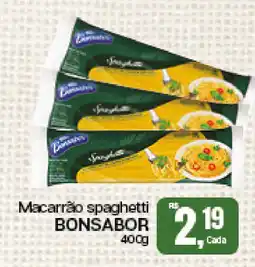 Cometa Supermercados Macarrão spaghetti BONSABOR oferta