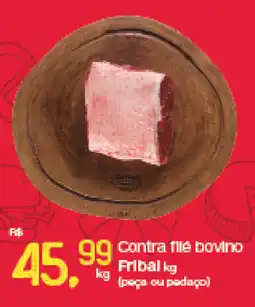 Cometa Supermercados Contra filé bovino Fribal oferta