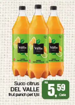 Cometa Supermercados Suco citrus DEL VALLE  frut punch pet oferta