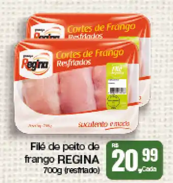 Cometa Supermercados Filé de peito de frango REGINA oferta