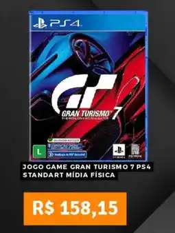 Pontofrio Jogo game gran turismo 7 ps4 standart mídia física oferta