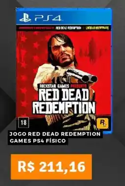 Pontofrio Jogo red dead redemption games ps4 físico oferta