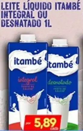 Novo Mix Leite líquido itambé integral ou desnatado oferta