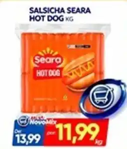 Novo Mix Salsicha seara hot dog oferta