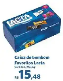 Sam's Club Caixa de bombom Favoritos Lacta Sortidos, oferta