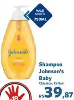 Sam's Club Shampoo Johnson's Baby Clássico, oferta