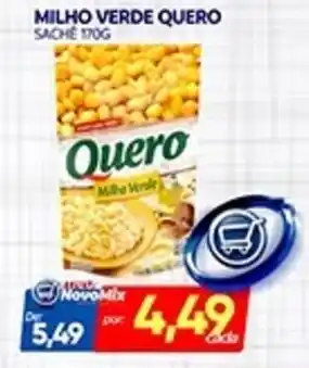 Novo Mix Milho verde quero sache oferta