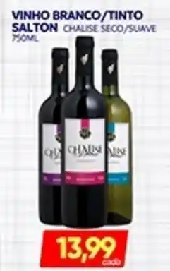 Novo Mix Vinho branco/tinto salton chalise seco/slave oferta