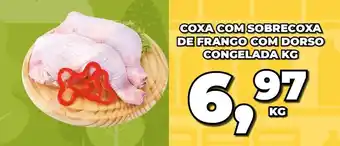 Rede Economia Coxa com sobrecoxa de frango com dorso congelada oferta